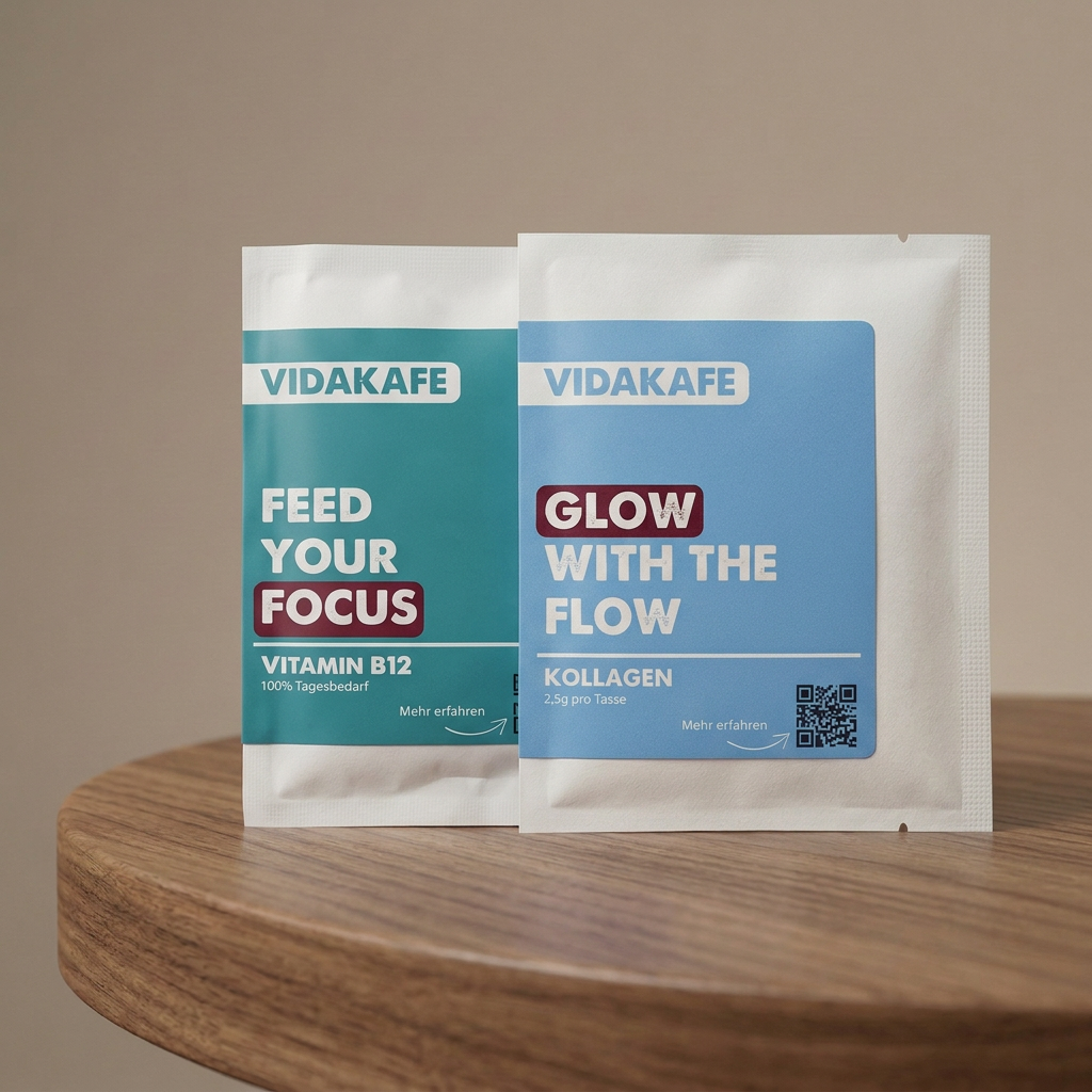 Vidakafe Probierpaket mit B12 und Kollagen Drip Bags